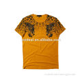 Man cotton spandex short sleve fitted t shirt